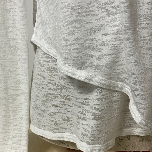 Lululemon Sweetest Day Long Sleeve Sz 6 Burnout White - Picture 8 of 11